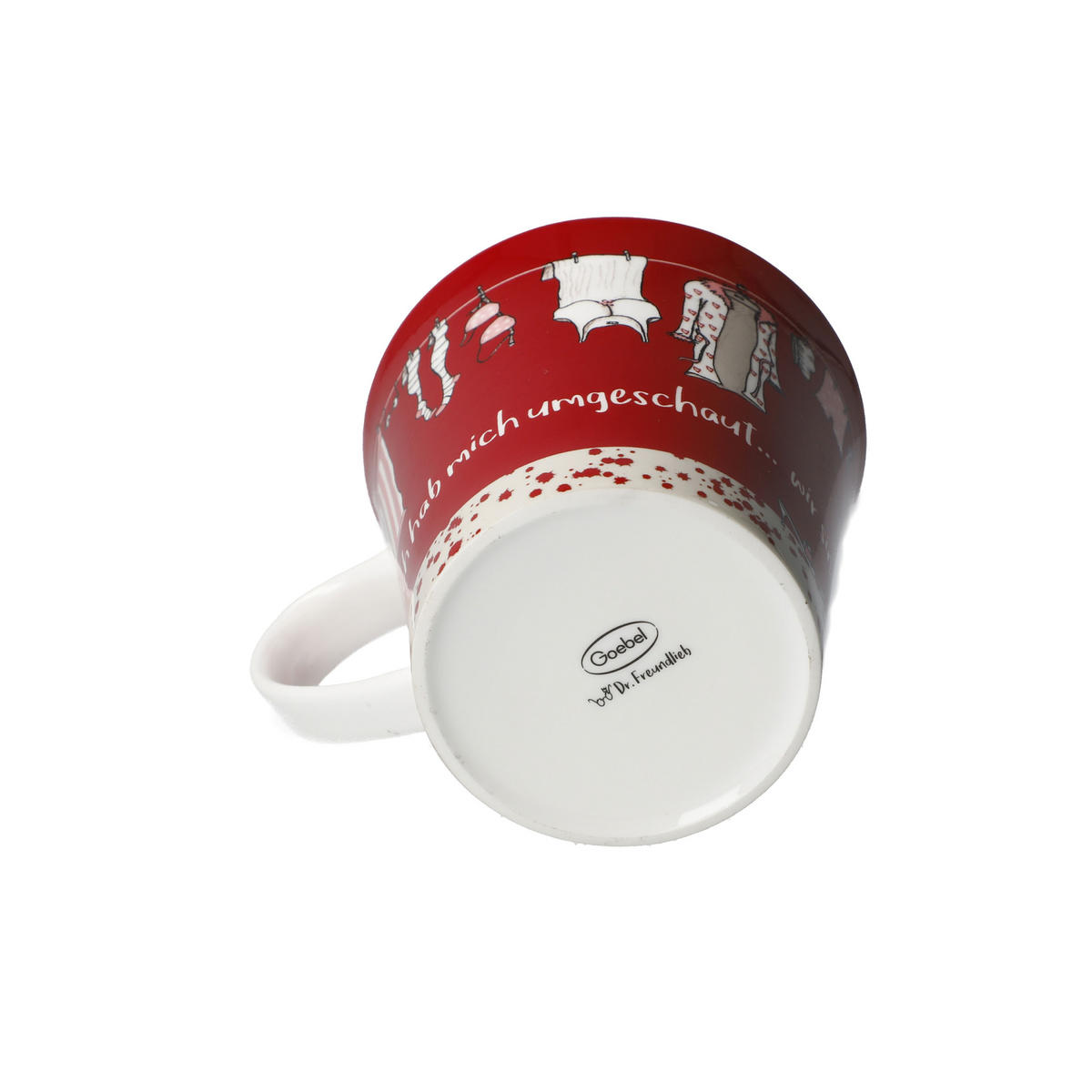 TEETASSE Barbara Freundlieb - Wir sind die Schönsten, Fine Bone China, Bunt, 350 ml - Multicolor, Keramik (0.35L) - Goebel