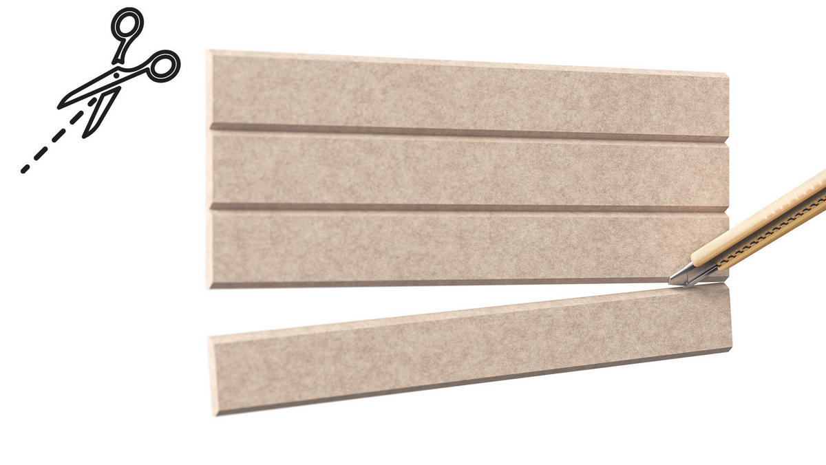 FILZ-WANDPANEELE 120x80 cm camel - Beige, Textil (120/80/1cm) - ALLboards