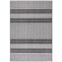 TEPPICH Outdoor Flachgewebe Antik-Optik Polypropylen Terrasse Beige Läufer 80x250 - Beige, Textil (80/250cm) - KADIMA DESIGN