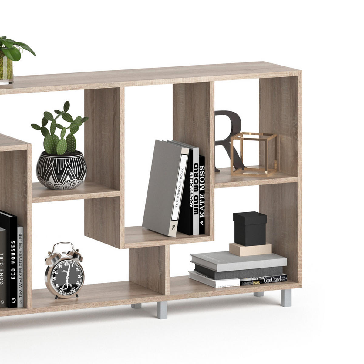 RAUMTEILER Noa Sonoma 160.6 x 67.2 cm - Sonoma Eiche, Holzwerkstoff (160.6/67.2/25cm) - Vicco