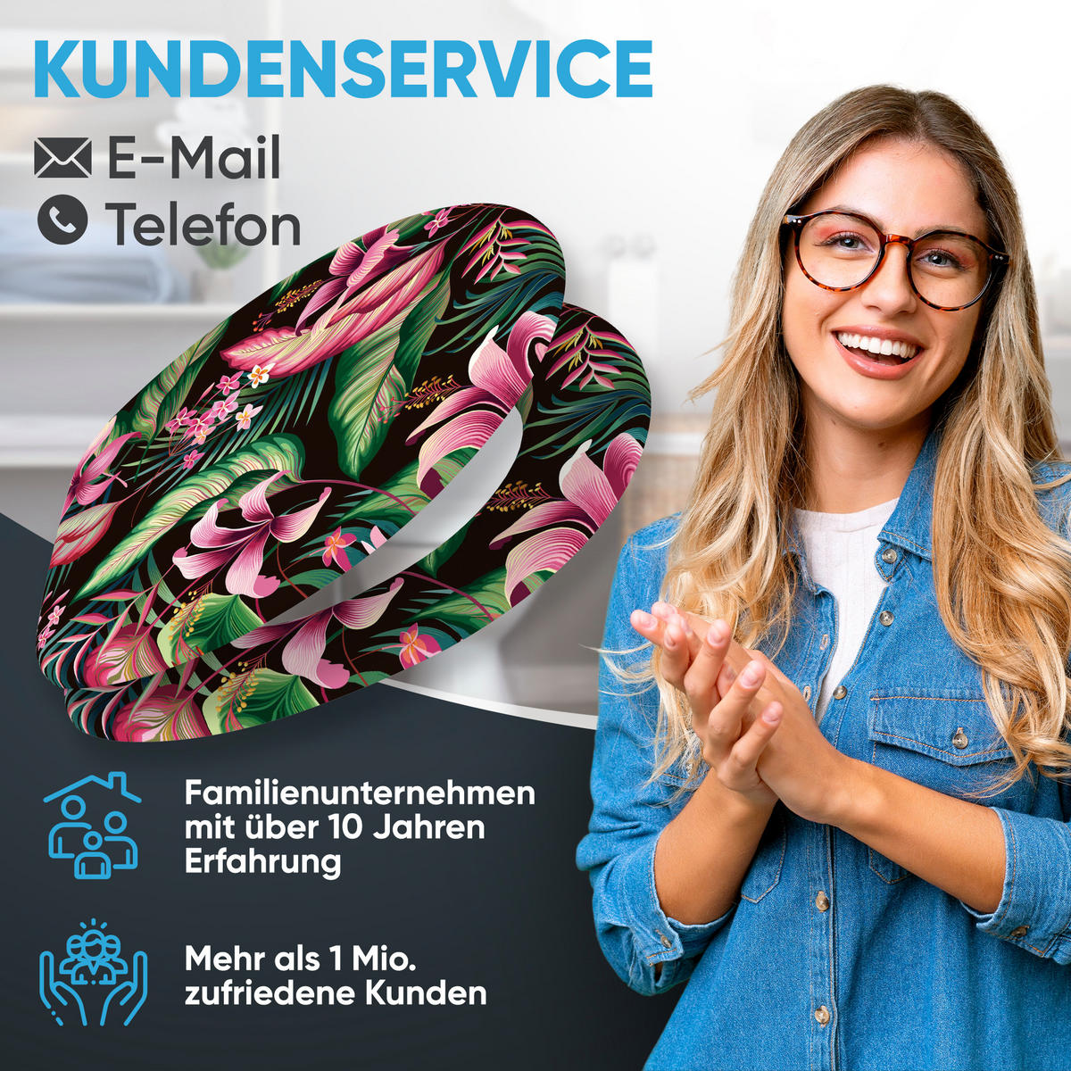 WC Sitz Bali - Multicolor, Holzwerkstoff (38/6/47cm) - Sanilo