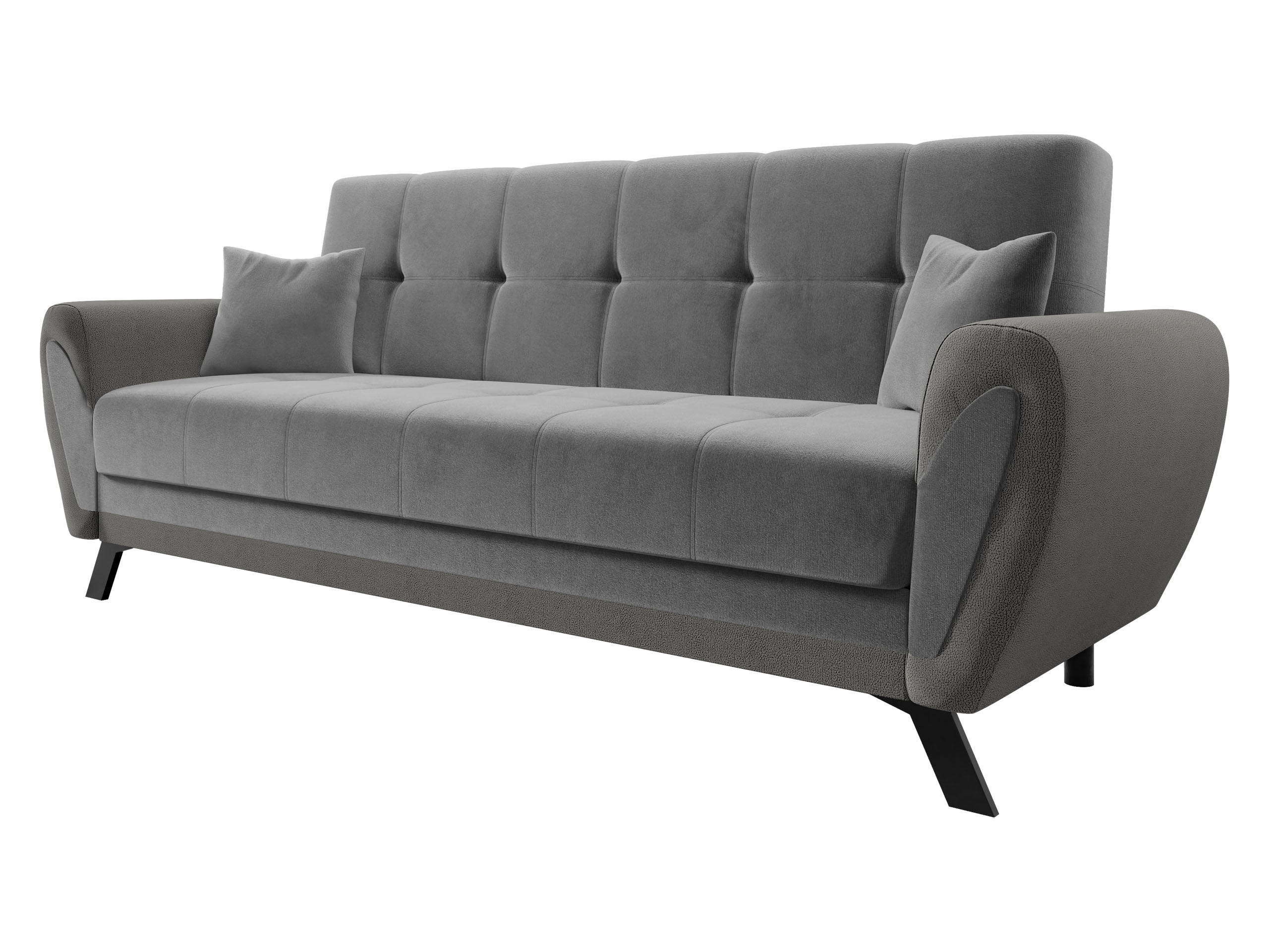 SCHLAFSOFA Kaja - Dunkelgrau/Hellgrau, Holz/Textil (228/93/90cm) - MIRJAN24