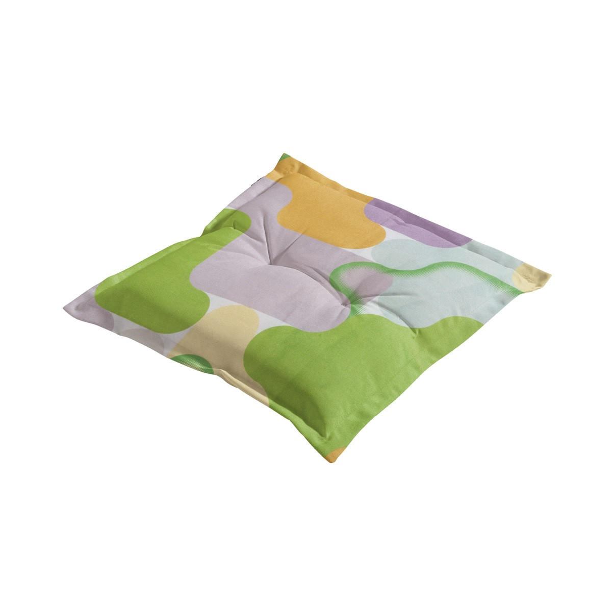 SITZKISSEN Grafi 50/50 cm 4er-Set - Gelb/Limette, Textil (50/5/50cm) - Madison