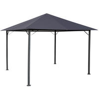 PAVILLON Nizza 3x3m Grau - Grau, Metall (300/263/300cm) - QUICK STAR