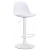 BARHOCKER Kunststoff weiß - Weiß, Kunststoff/Metall (39/82/43cm) - CLP