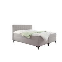 BOXBETT Mit Bettkasten Denver Stoff Muna Beige 180x200 cm H3-Bonell - Beige, Holz (180/200cm) - Kaiser Möbel