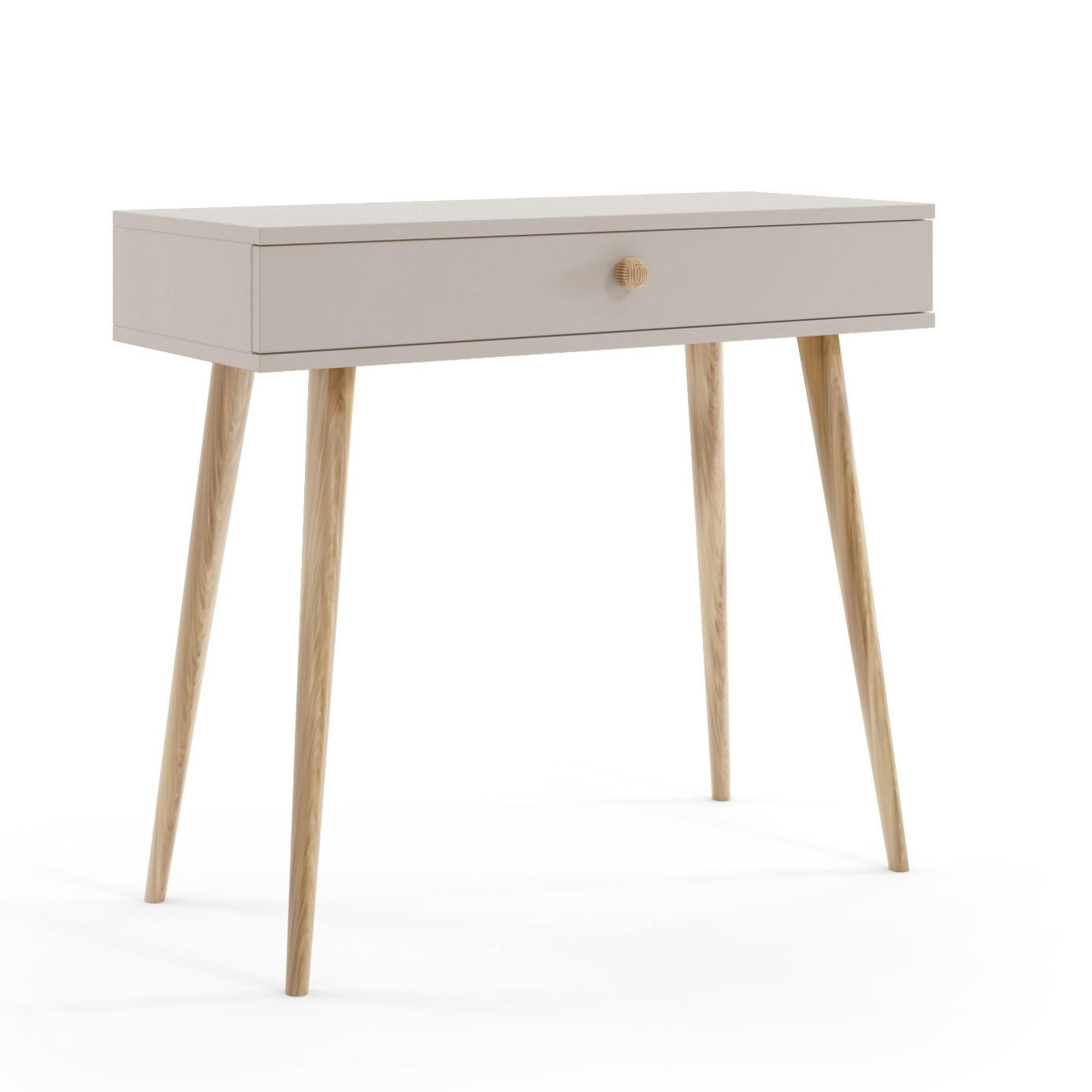 KONSOLE Ikon Kaschmir, mit Schublade - Kaschmir, Holz/Holzwerkstoff (39/90/80cm) - Bettso