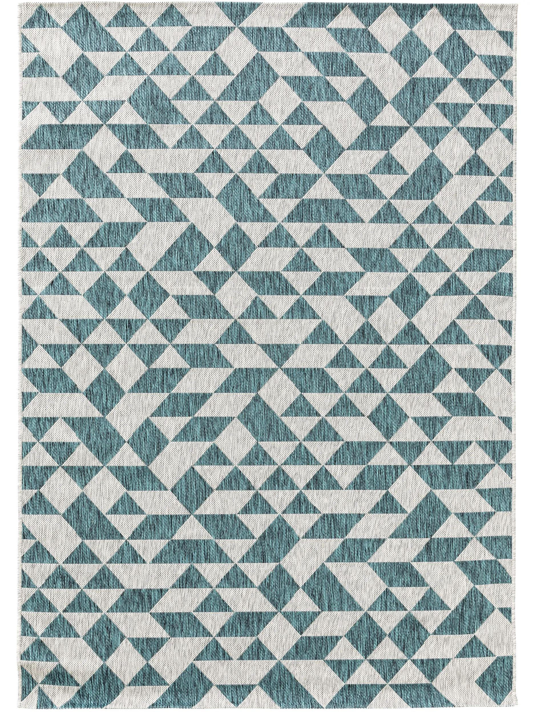 benuta Outdoorteppich Blau 240x340 cm