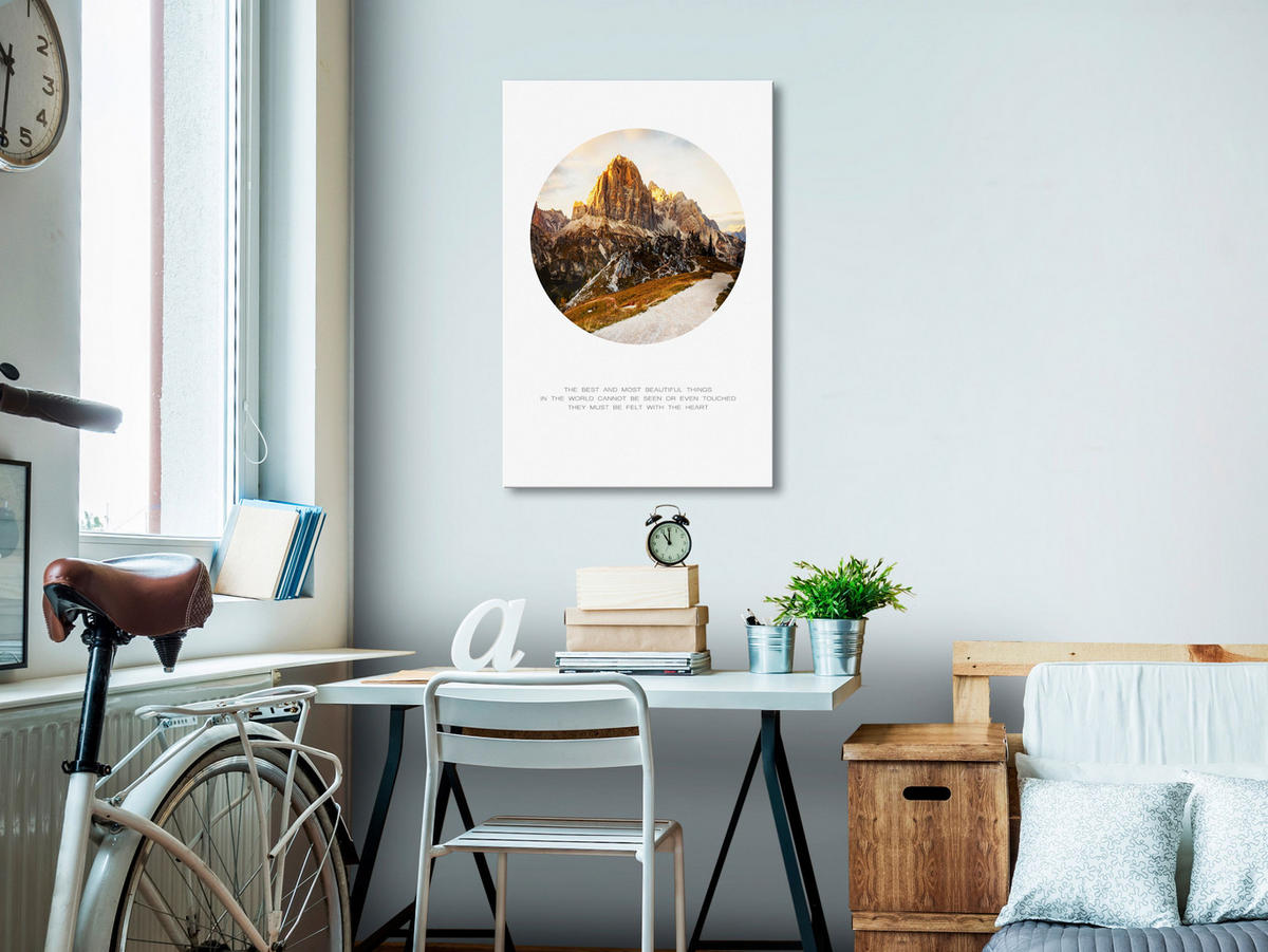 KUNSTDRUCK Weiß 40/60 cm - Weiß/Grau, Textil (40/60cm) - KUNSTLOFT