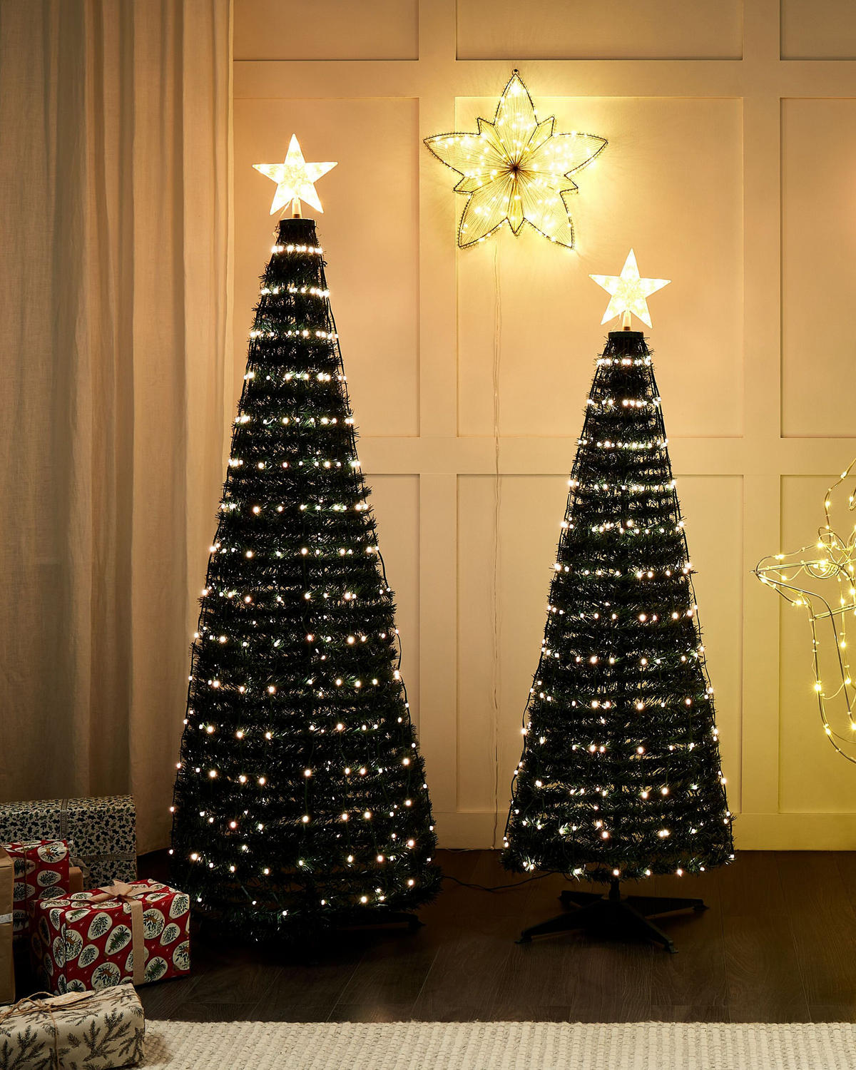WEIHNACHTSBAUM 188 cm Grün Saarloq - Grün, Kunststoff (188cm) - Beliani