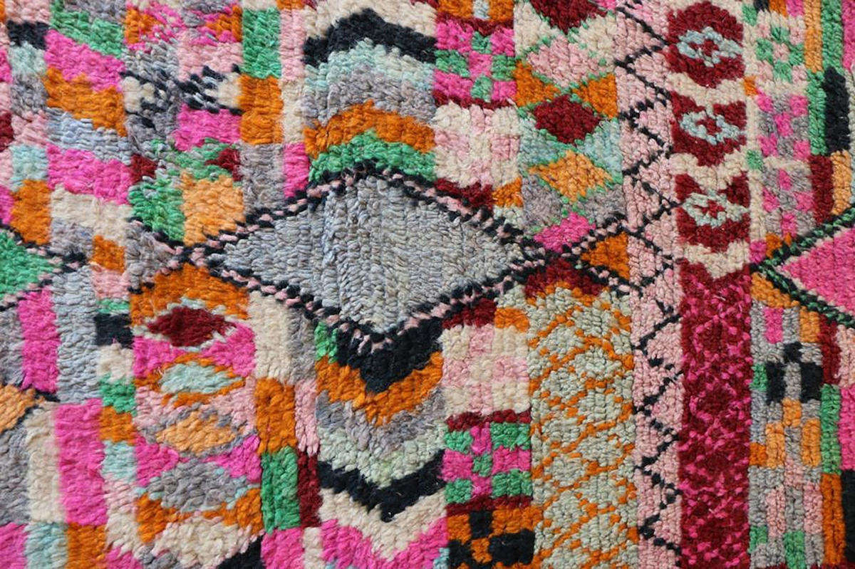 BERBERTEPPICH Teppichläufer marokkanisch aus reiner Wolle 200x 300 cm - Multicolor, Naturmaterialien (200/300cm) - AFK Living