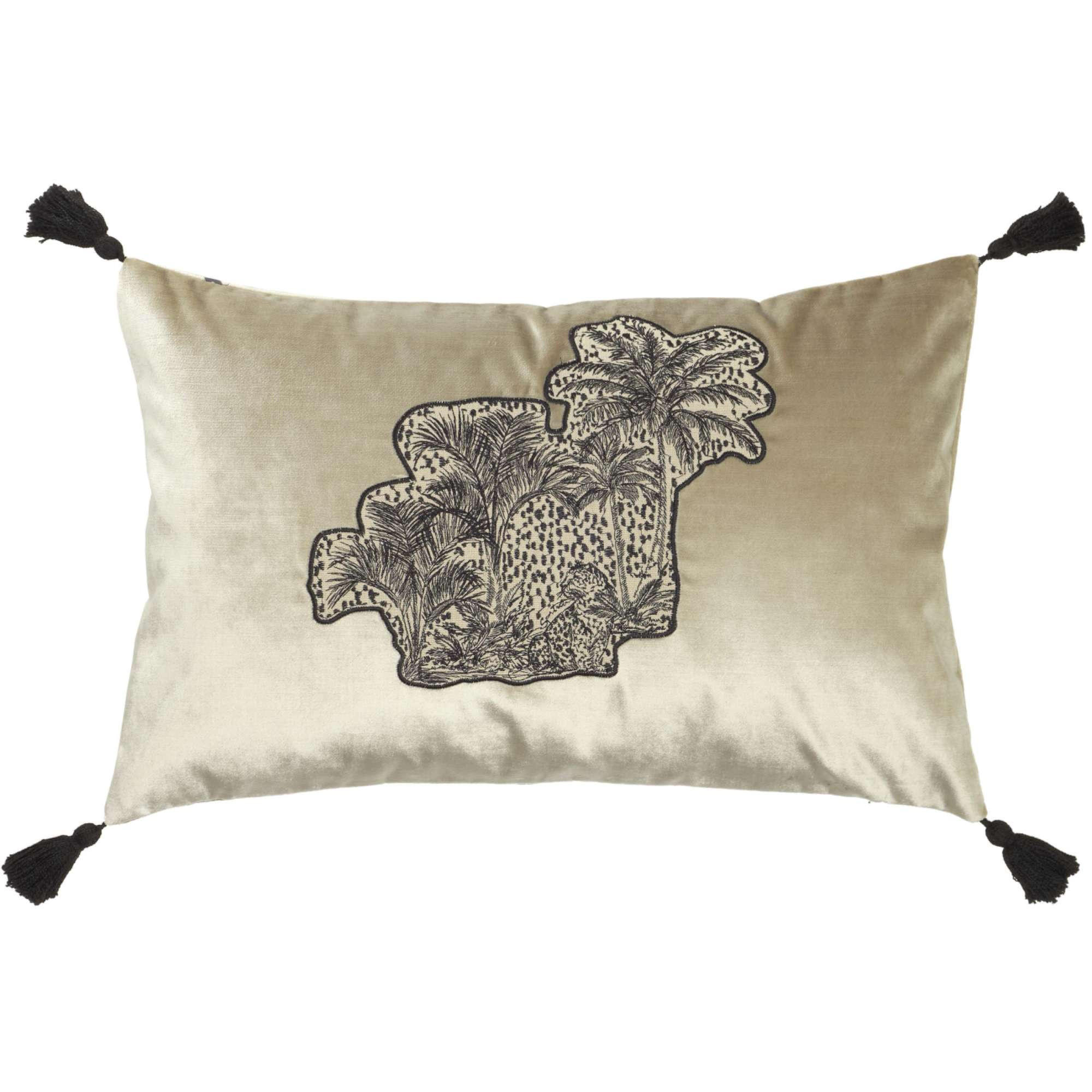 KISSENHÜLLE PALMS - Naturfarben, Textil (60/40cm) - Sportalm Kitzbühel