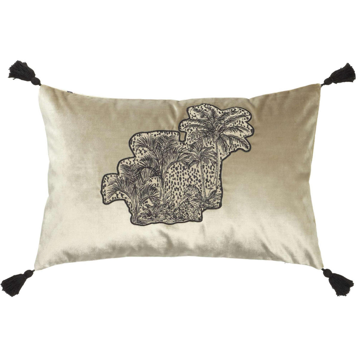 KISSENHÜLLE PALMS - Naturfarben, Textil (60/40cm) - Sportalm Kitzbühel