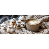 GLASBILD 80x30 cm Küche Kaffee beige - Beige, Glas (80/30cm) - artissimo