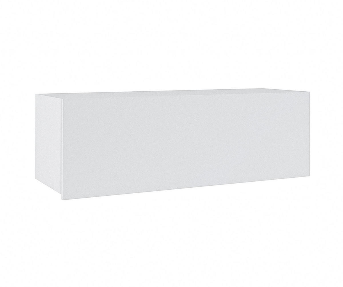 WOHNWAND Kossana 1 Modern Weiß, Goldene Eiche 300/154/43 cm Stilvoll - Hellbraun/Weiß, Holzwerkstoff/Kunststoff (300/154/43cm) - AX Living