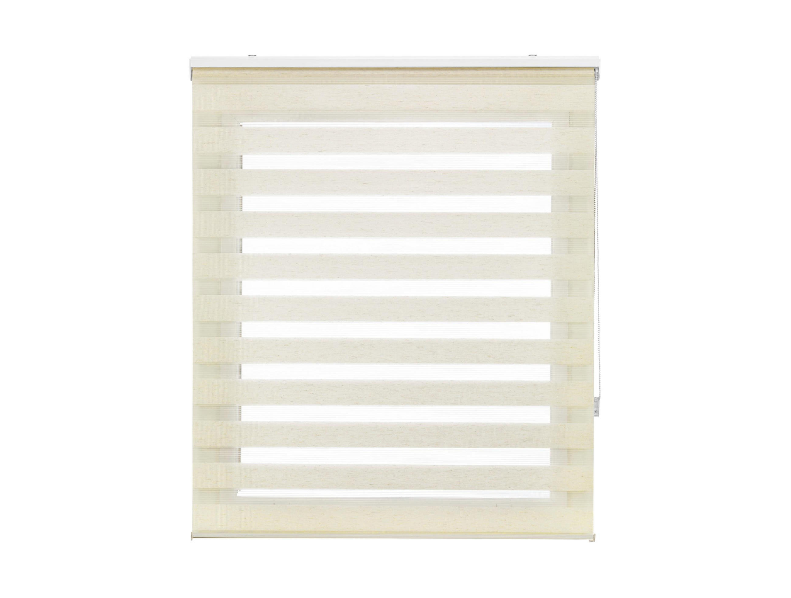 ROLLO Polyester Transluzent Grauweiß 160x180 - Hellgrau, Textil (160/180/1cm) - Purline