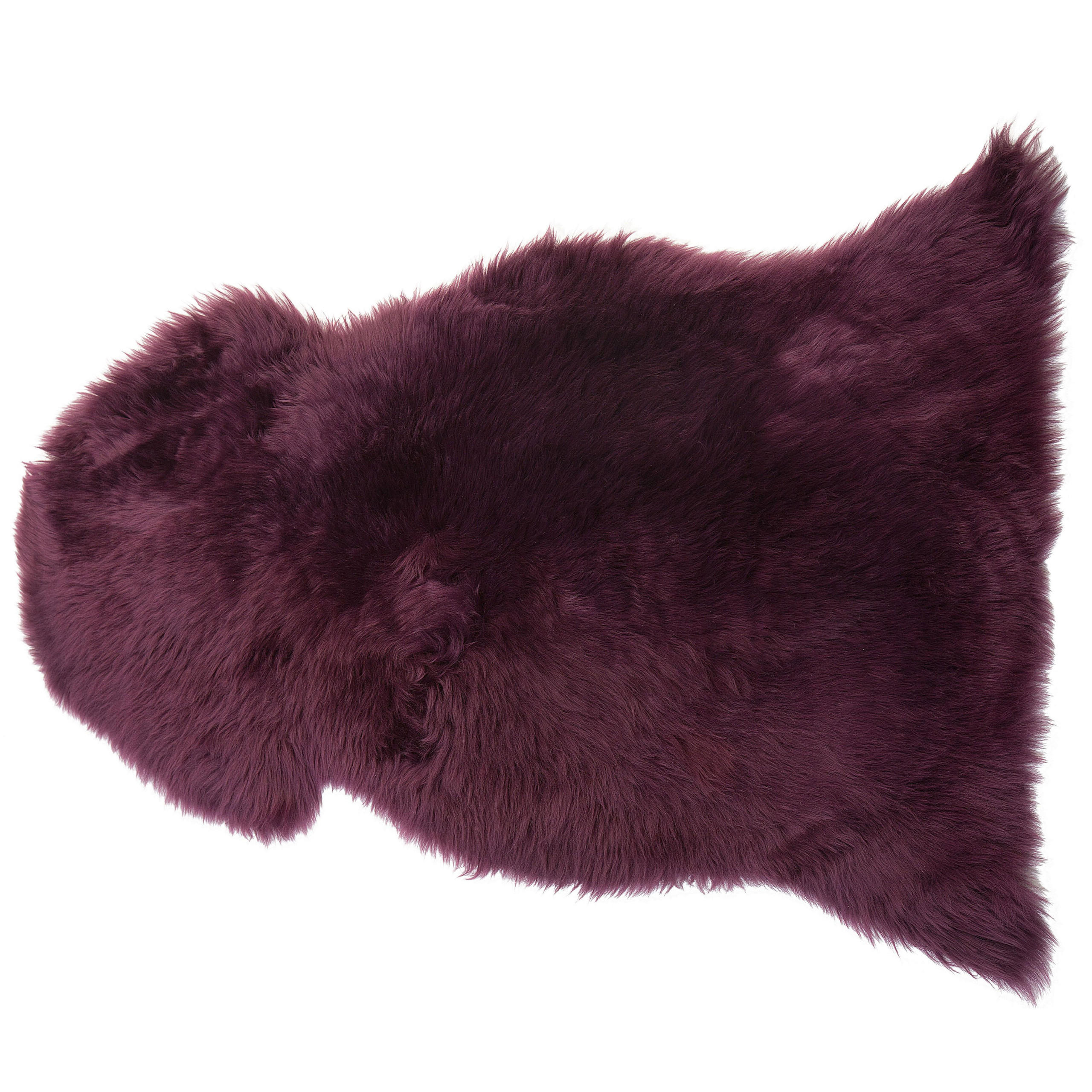 Beliani CHLUPATÁ OVČÍ KŮŽE Uluru 100/110/65 cm