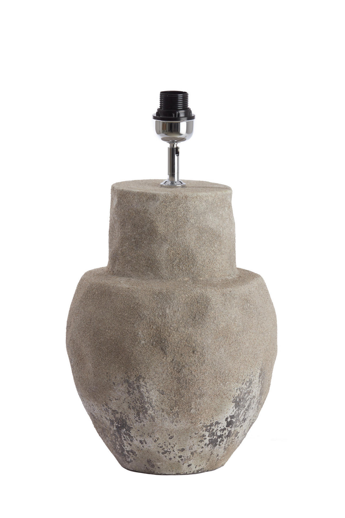 LAMPENFUSS Lezama Grau Ø27,5/48 cm - Grau, Keramik (27.5/27.5/48cm) - Light & Living