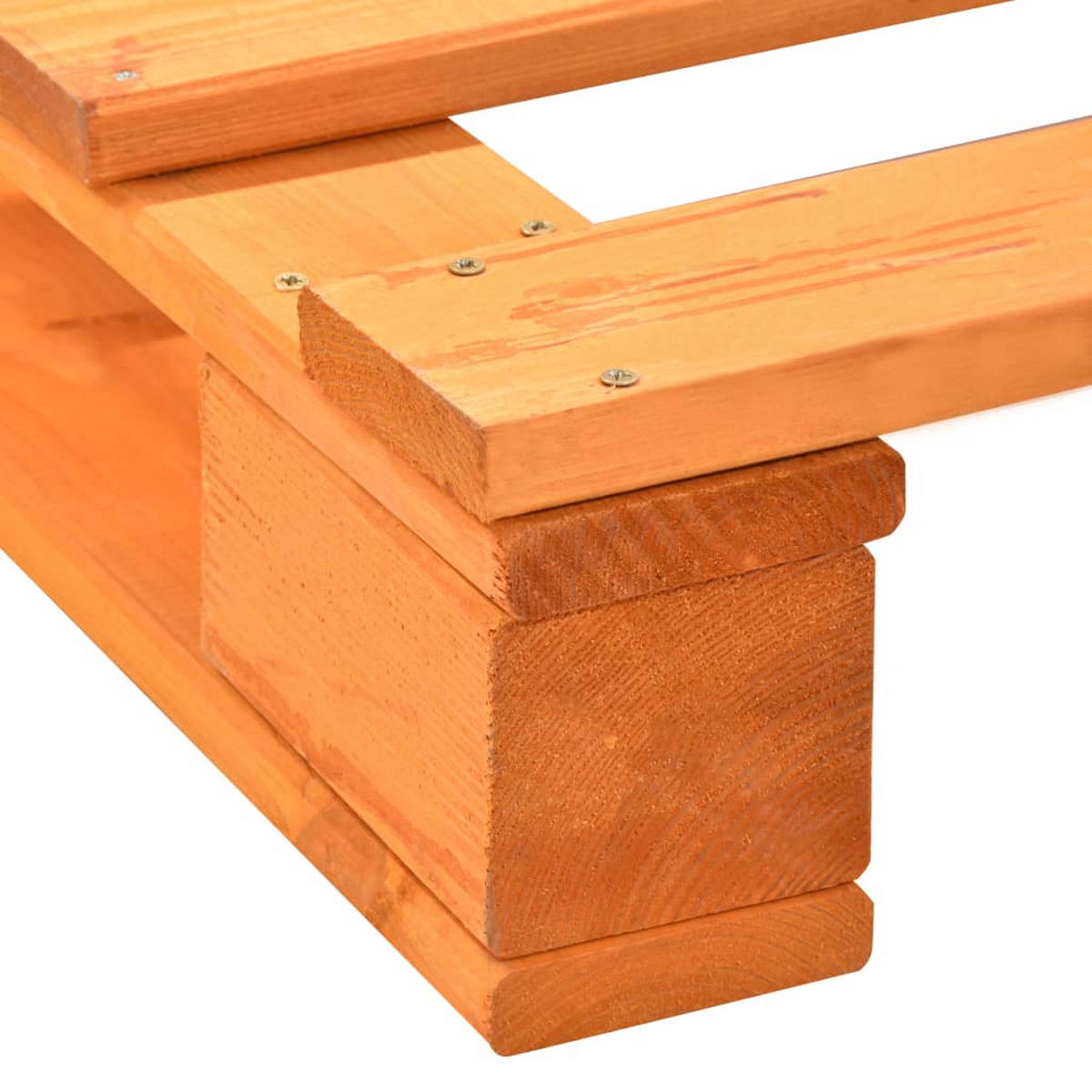 BETT Hodge 140/200 cm - Braun, Holz (140/200cm) - Nettlife