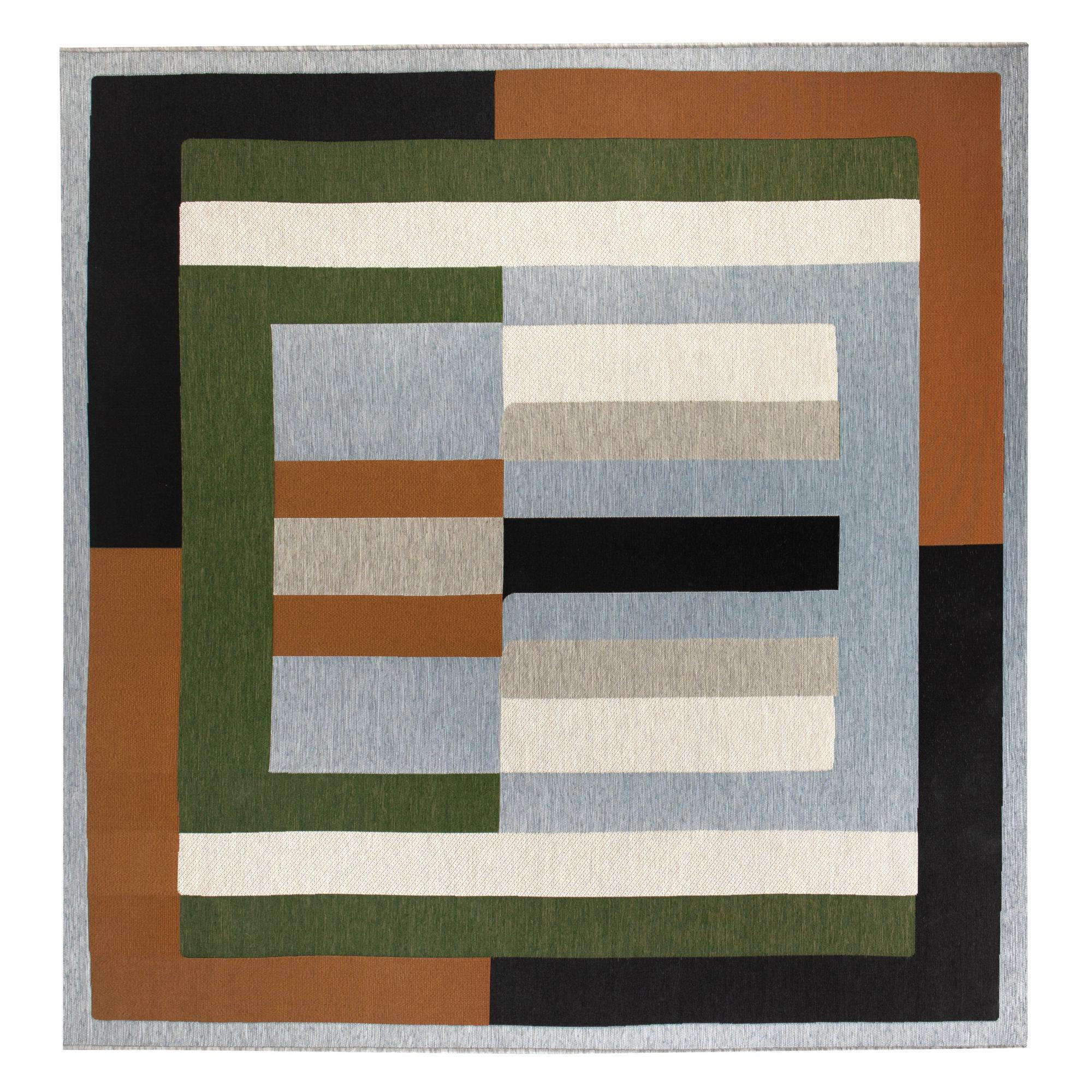 OUTDOOR-TEPPICH Jason multico 200 x 200 cm - Multicolor, Textil (200/200cm) - Vivaraise