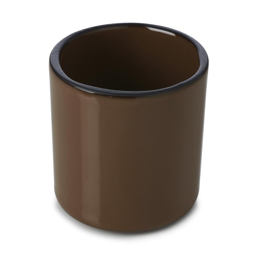 TASSE CARACTERE 8 cl Tonka - Dunkelbraun, Keramik (0.08L) - Revol Porcelaine France