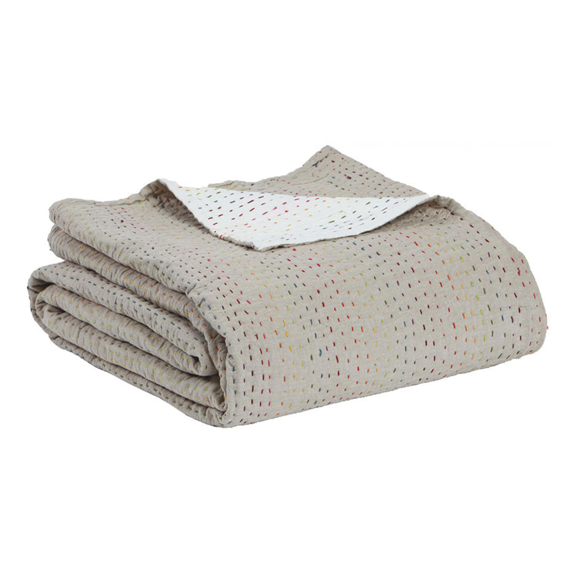BETTÜBERWURF Gastounet multico 240 x 260 cm - Multicolor, Textil (260/240cm) - Vivaraise