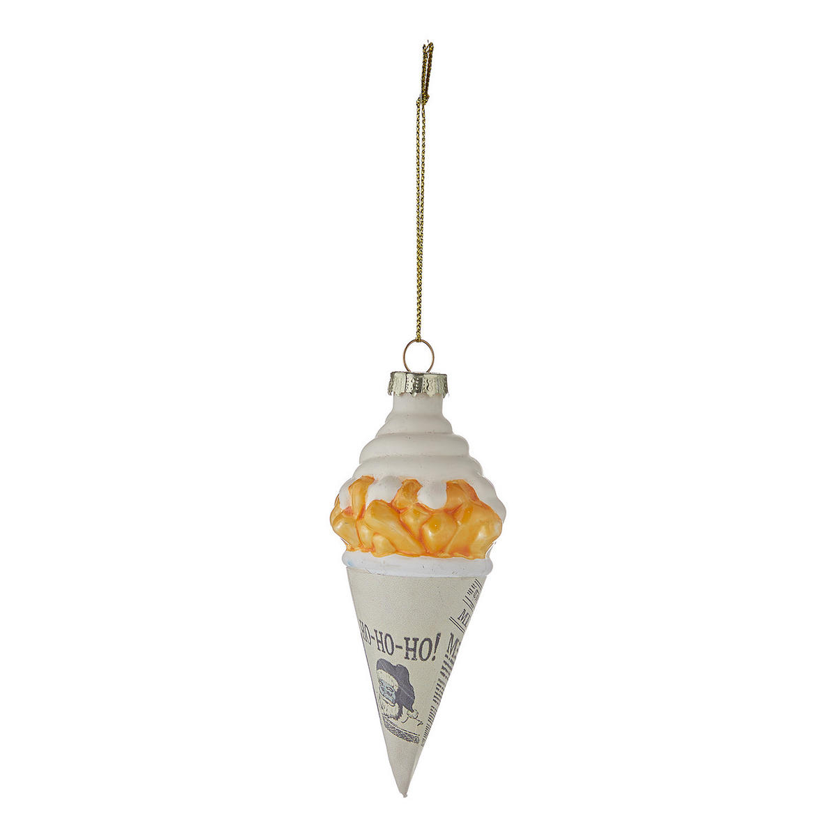 BAUMANHÄNGER Hang On Belgische Pommes - Gelb, Glas (4/11/6cm) - Butlers