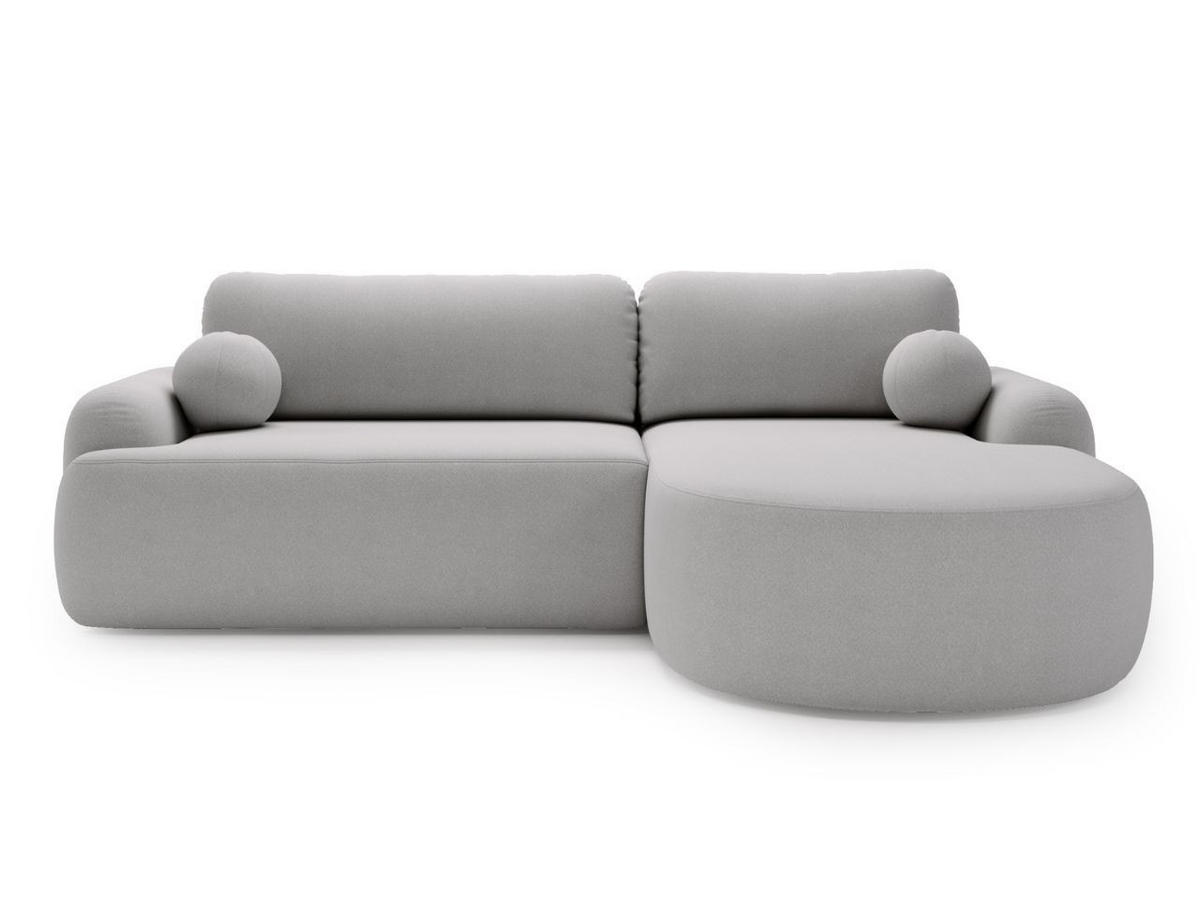 ECKSOFA Aurio Grau Rechts - Grau, Holz/Textil (261/177cm) - Graingold