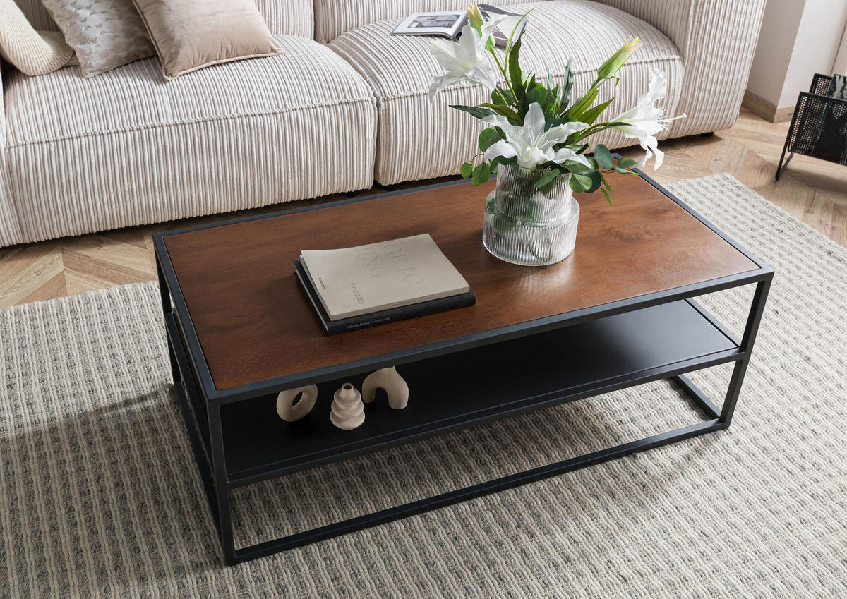 COUCHTISCH Mango 120x60x43 braun geölt LOUNGE COLLECTION #104 - Braun, Holzwerkstoff (60/120/43cm) - Massivmoebel24