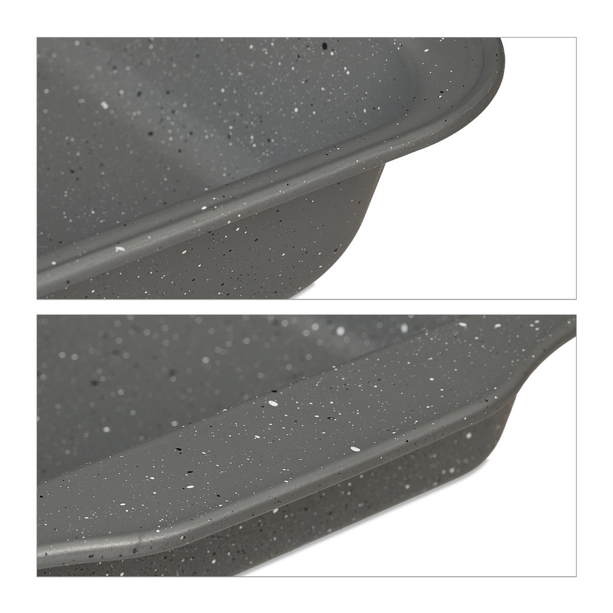 3XAUFLAUFFORM - Grau, Metall (28.5/42.5/5cm) - Relaxdays