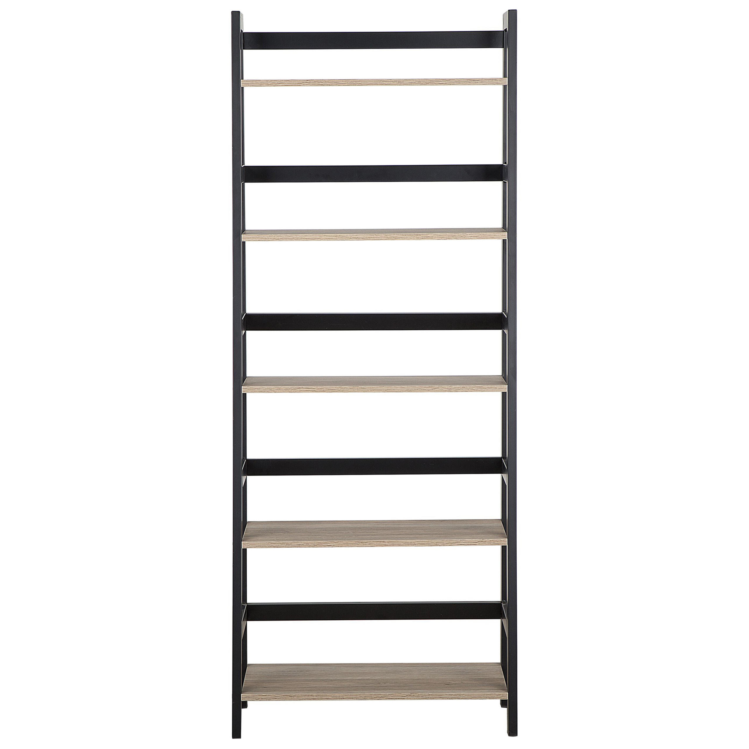 REGAL 5 Fächer Croydon - Hellbraun, Holzwerkstoff (64/163/34cm) - Beliani