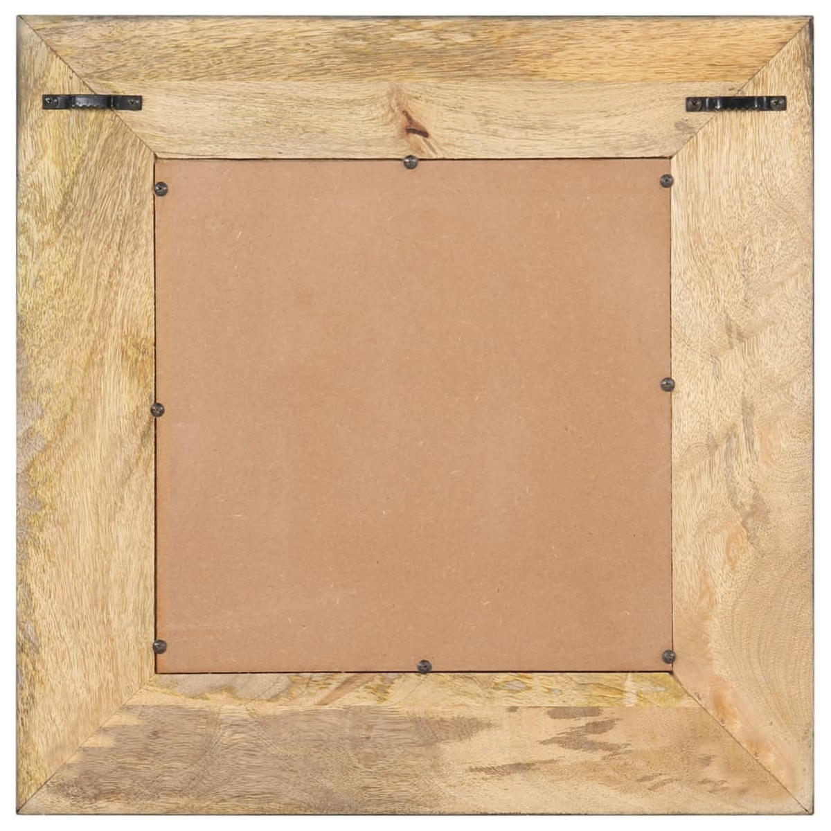 SPIEGEL 50x50 cm Mango Massivholz - Braun, Holz (50/2.5/50cm) - furnicato
