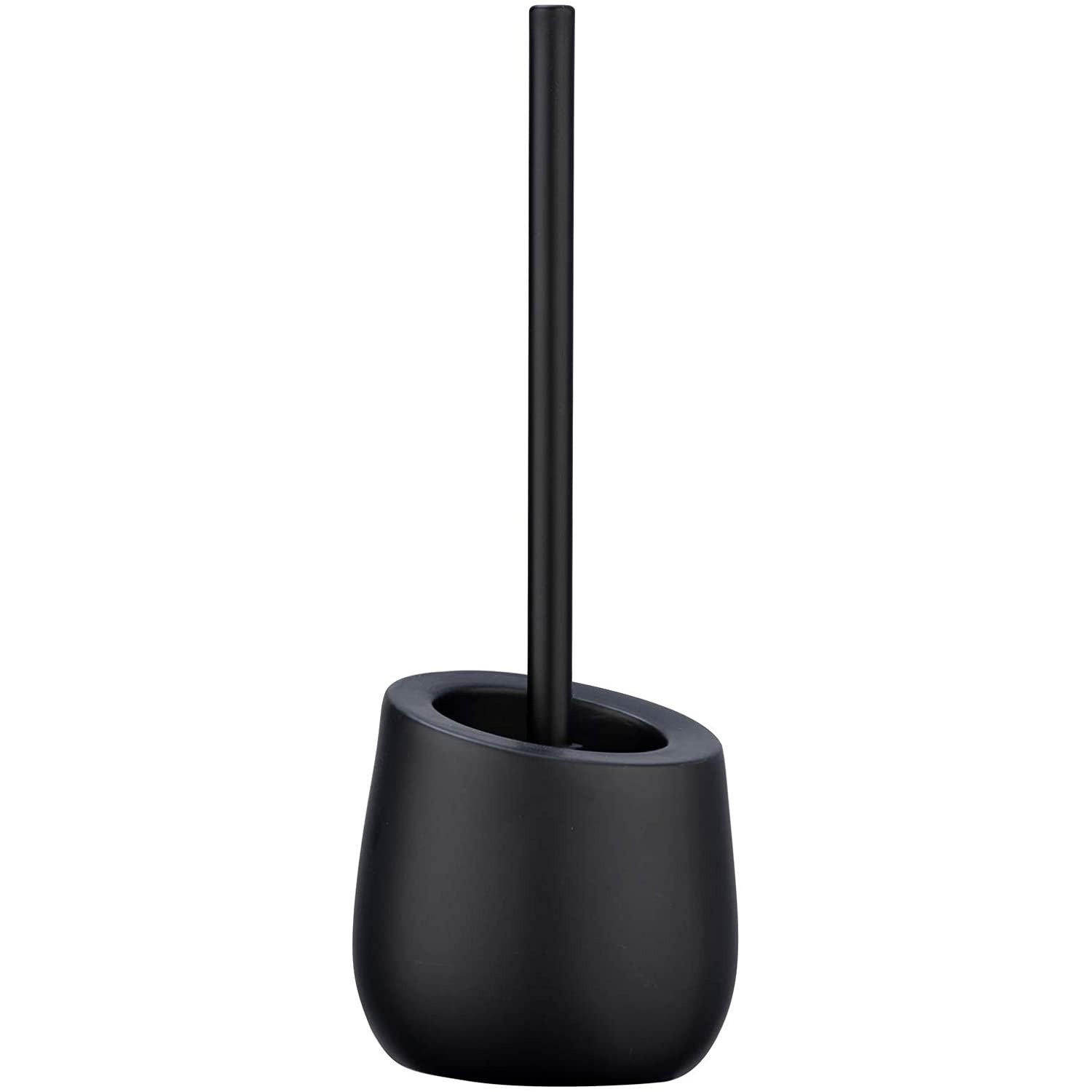 WC-BÜRSTE Badi 13,5/13,5/38 cm - Schwarz, Keramik (13.5/38/13.5cm) - Wenko