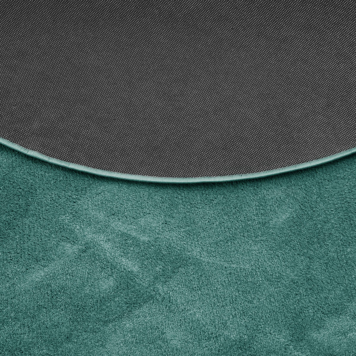 HOCHFLOR LANGFLOR TEPPICH SUPER SOFT MELIA RUND - Mintgrün, Textil (200/200cm) - Pergamon