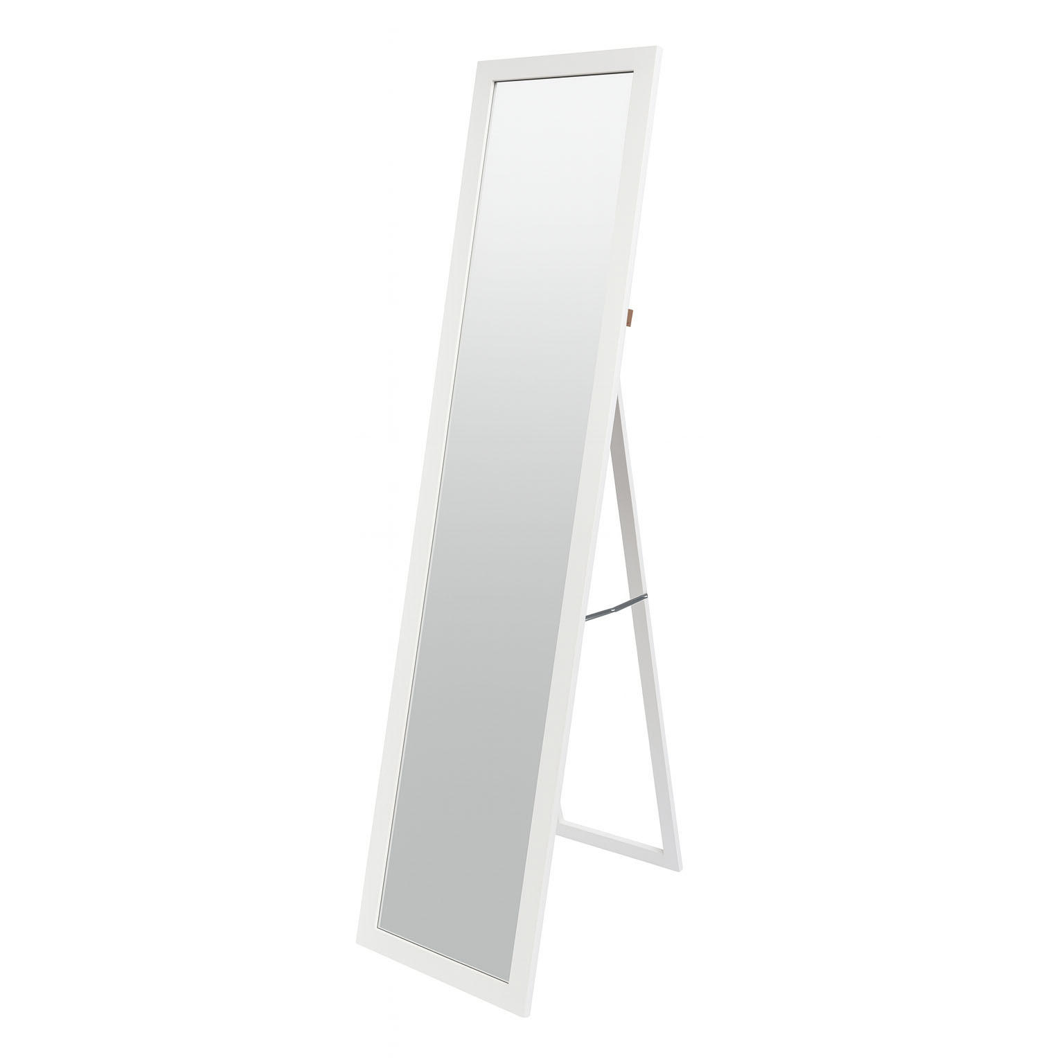 STANDSPIEGEL Havlys 37/127 cm - Weiß, Holzwerkstoff (37/127/1.5cm) - STILOVO