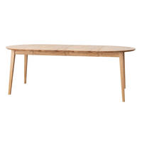 ESSTISCH Orbetello Eiche Natur 90-190 / 90 / 74,5cm - Eichefarben, Holz (90/190/74.5cm) - Feldmann-Wohnen