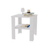 COUCHTISCH Lara53 53/47/53 - Weiß, Holzwerkstoff (53/53/47cm) - RAUMHIRSCH FURNITURE