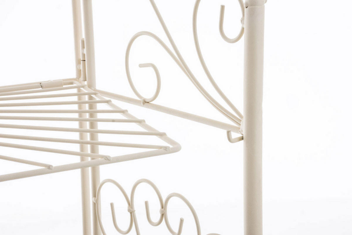 STANDREGAL Mya creme - Schwarz, Metall (61.5/153/33cm) - TPFGarden