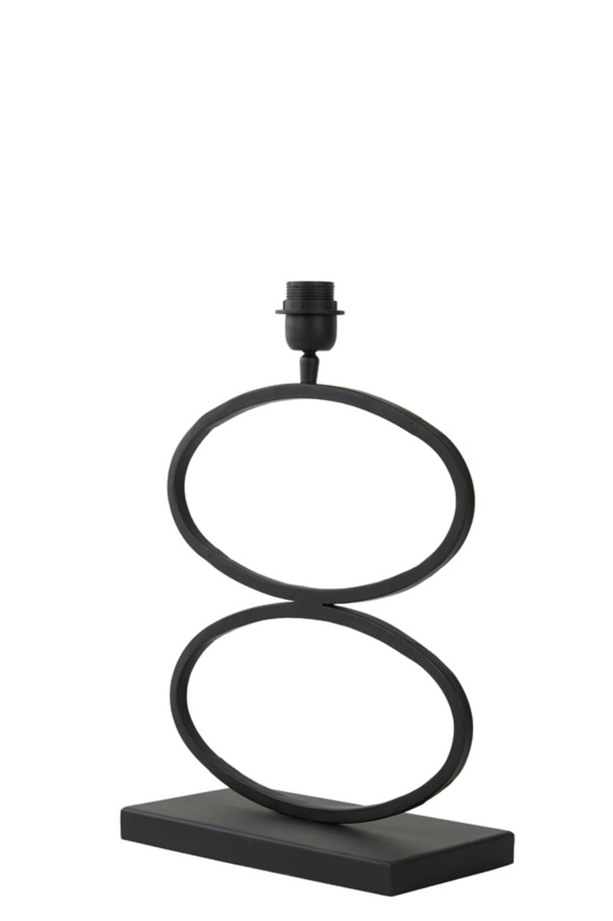 LAMPENFUSS Stelius Schwarz Ø33/42 cm - Schwarz, Metall (33/17/42cm) - Light & Living