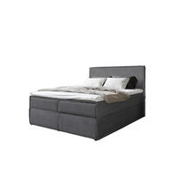 BOXBETT Tilia II Grau 160x200 cm - Grau, Textil (160/200cm) - B&B Home