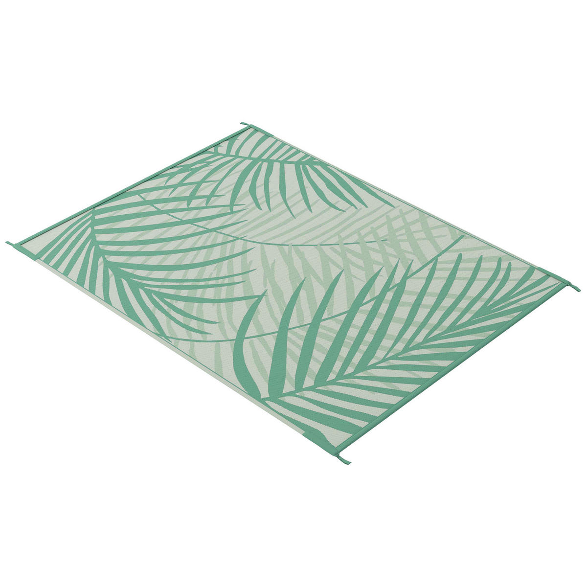 OUTDOORTEPPICH DE-18911 Creme/Grün - Grün, Kunststoff (274/365cm) - ComfortXL