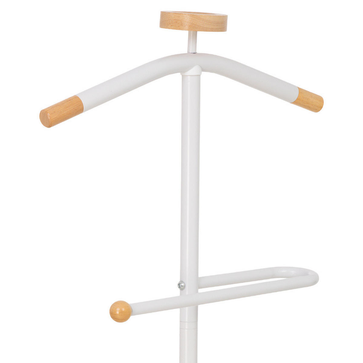 GARDEROBENSTÄNDER aus metall - Weiß, Metall (30/120/30cm) - Wanderlust