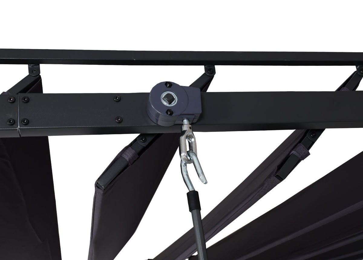 PERGOLA Anthrazit - Anthrazit, Metall (388/213/295cm) - MCW