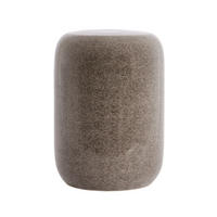 BEISTELLTISCH Franca Braun 34/34/46.5 cm - Braun, Keramik (34/34/46.5cm) - Light & Living