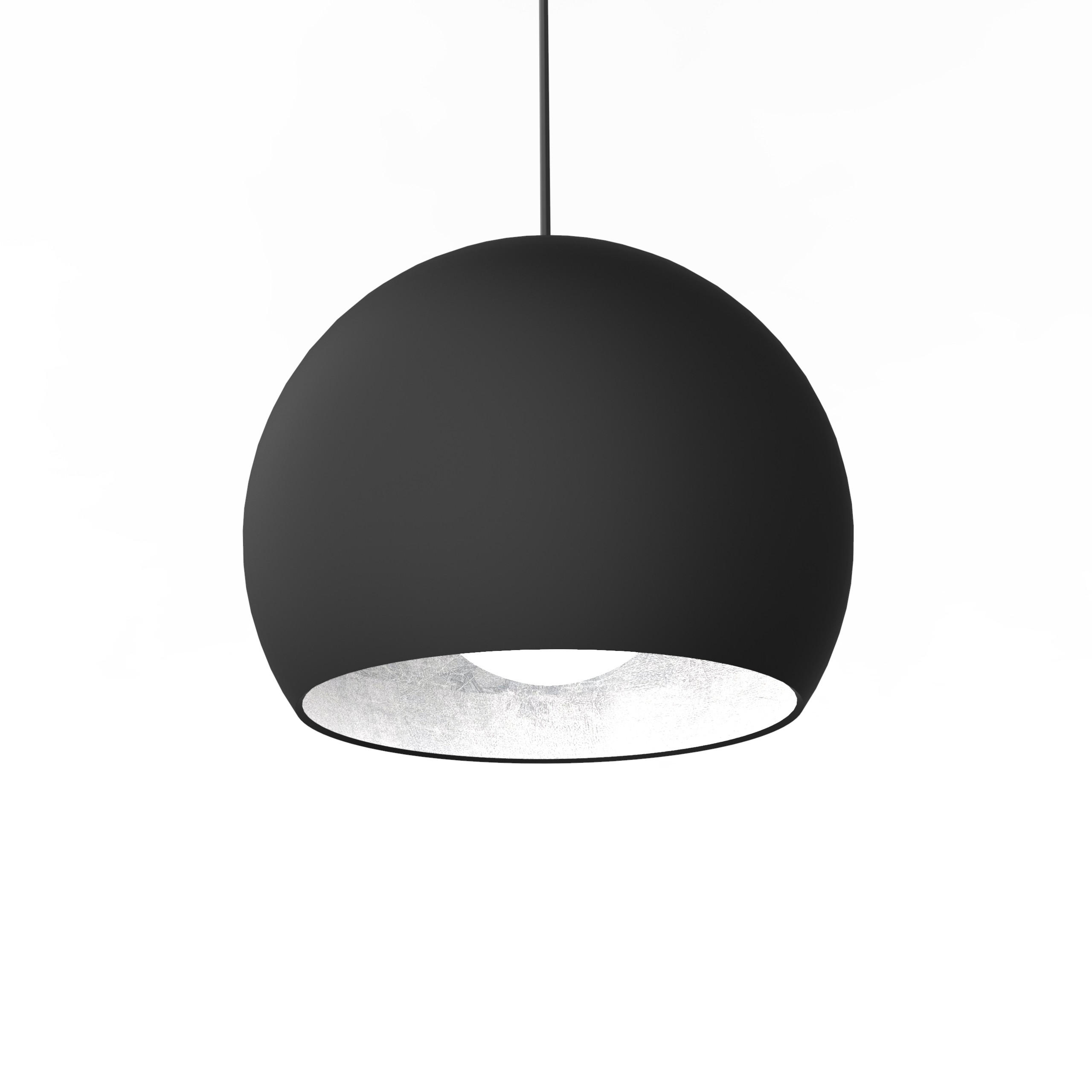 HÄNGELEUCHTE - Schwarz, Metall (25/25/20cm) - Lumicom