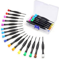 SCHRAUBENDREHER-SET-DIY,18-TEILIGES Set - Schwarz, Metall (14.4/8.4/3.3cm) - LIBRATON