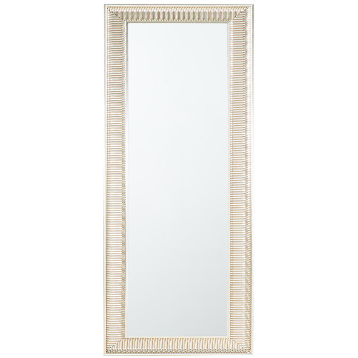 WANDSPIEGEL gold rechteckig 51/141cm Cassis - Silberfarben/Goldfarben, Kunststoff (51/141/4cm) - Beliani