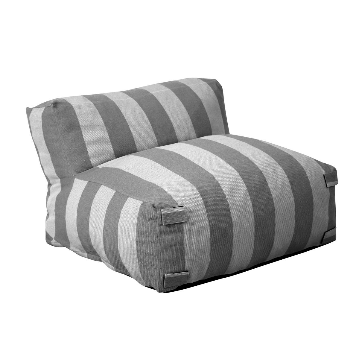 GARTENSESSEL, Grau - Grau, Textil - Oviala