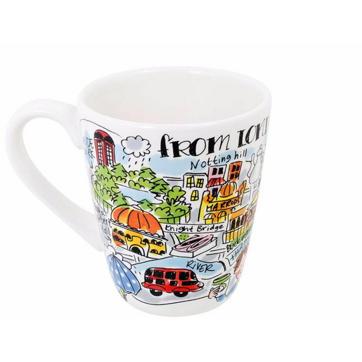 BECHER London in Bunt - 350 ml - Multicolor, Keramik (0.35L) - Blond Amsterdam