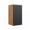 BADSCHRANK Irma Anthrazit gepunktet 30 x 59 cm 2 Fächer, Badezimmer - Anthrazit/Eiche Wotan, Holzwerkstoff (30/59/24cm) - Vicco